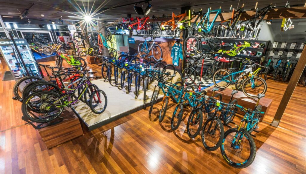 Inside A Bike Shop