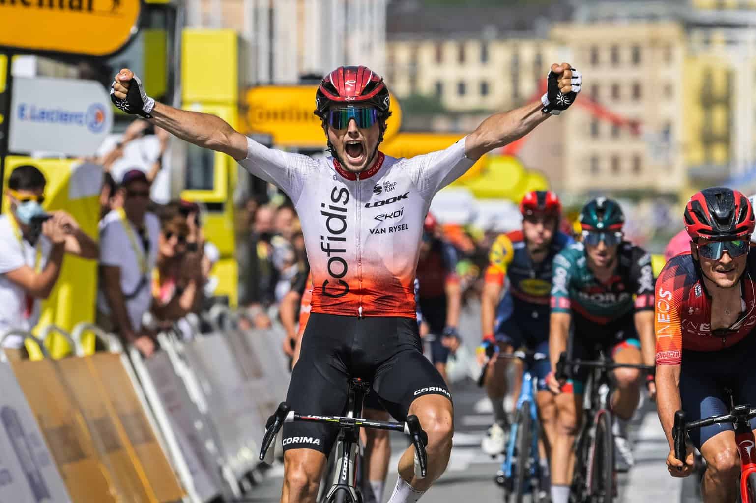 Victor Lafay wins Stage 2 at 2023 Tour de France