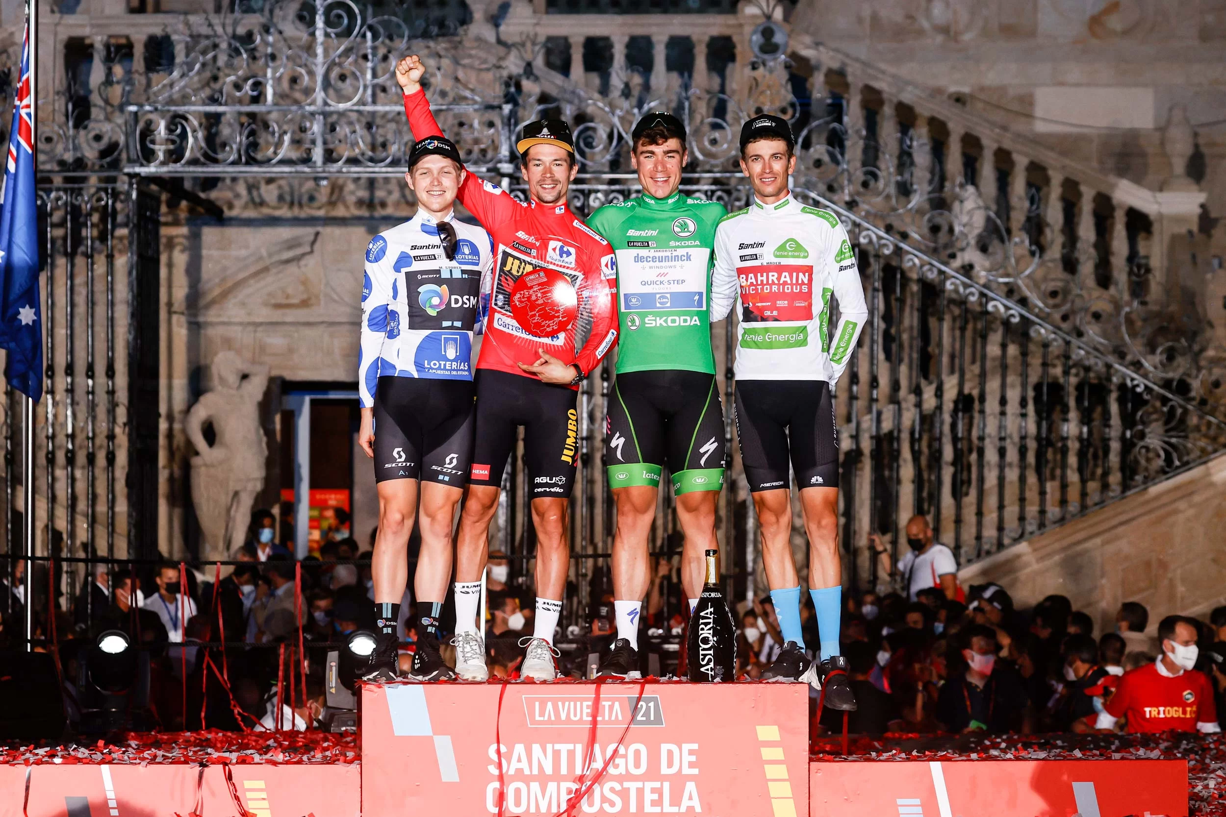 2021 Vuelta Espana Podium Winners
