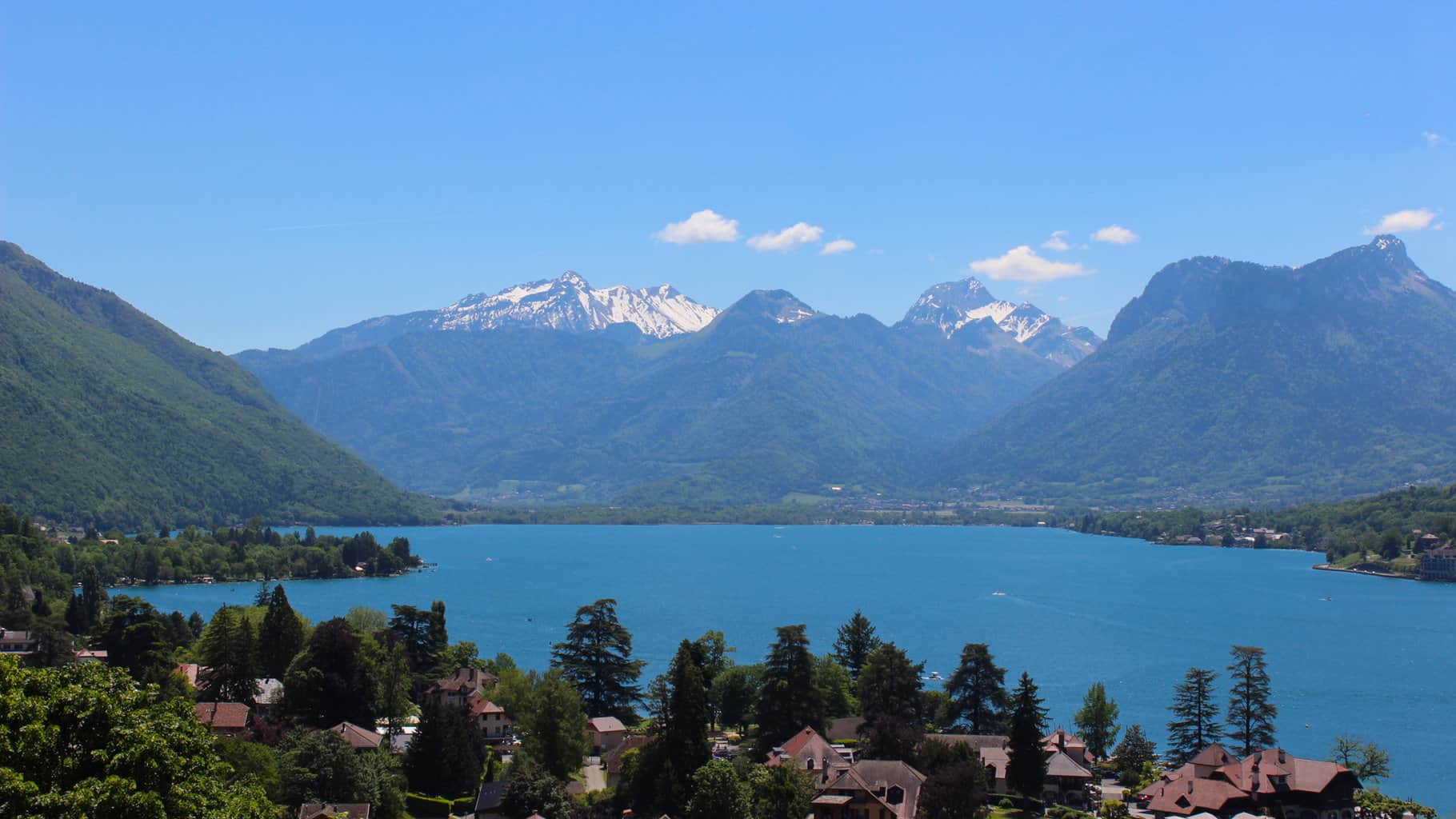 Cycling in Lake Annecy