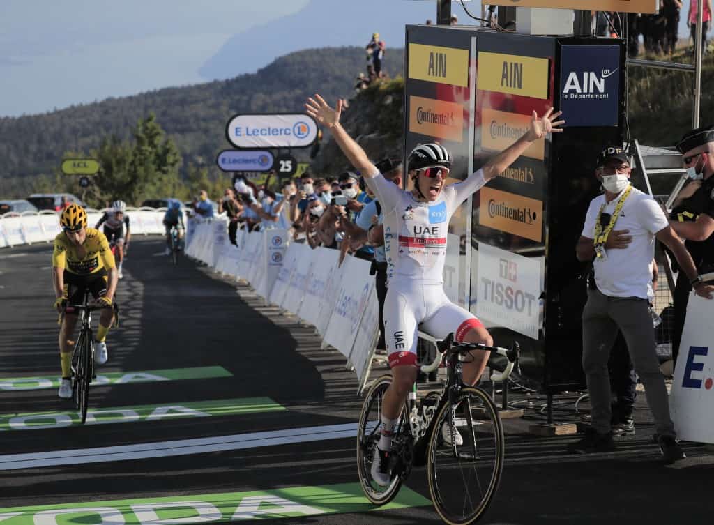 Tadej Pogacar wins Stage 15 of 2020 Tour de France