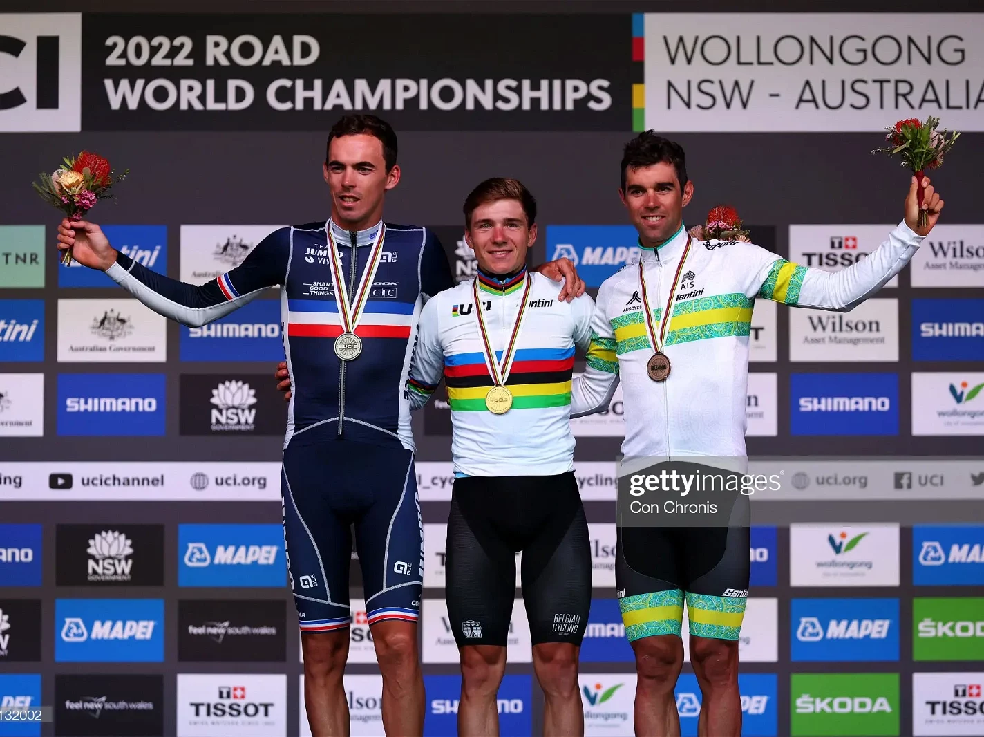 2022 UCI Road World Championship Men Elite Winners