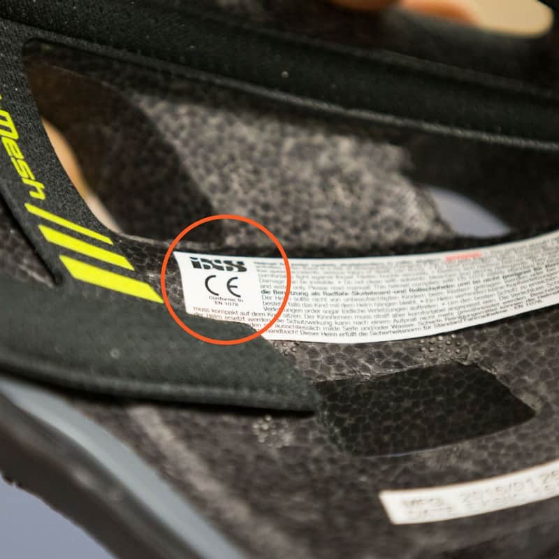 CE Label on Helmets