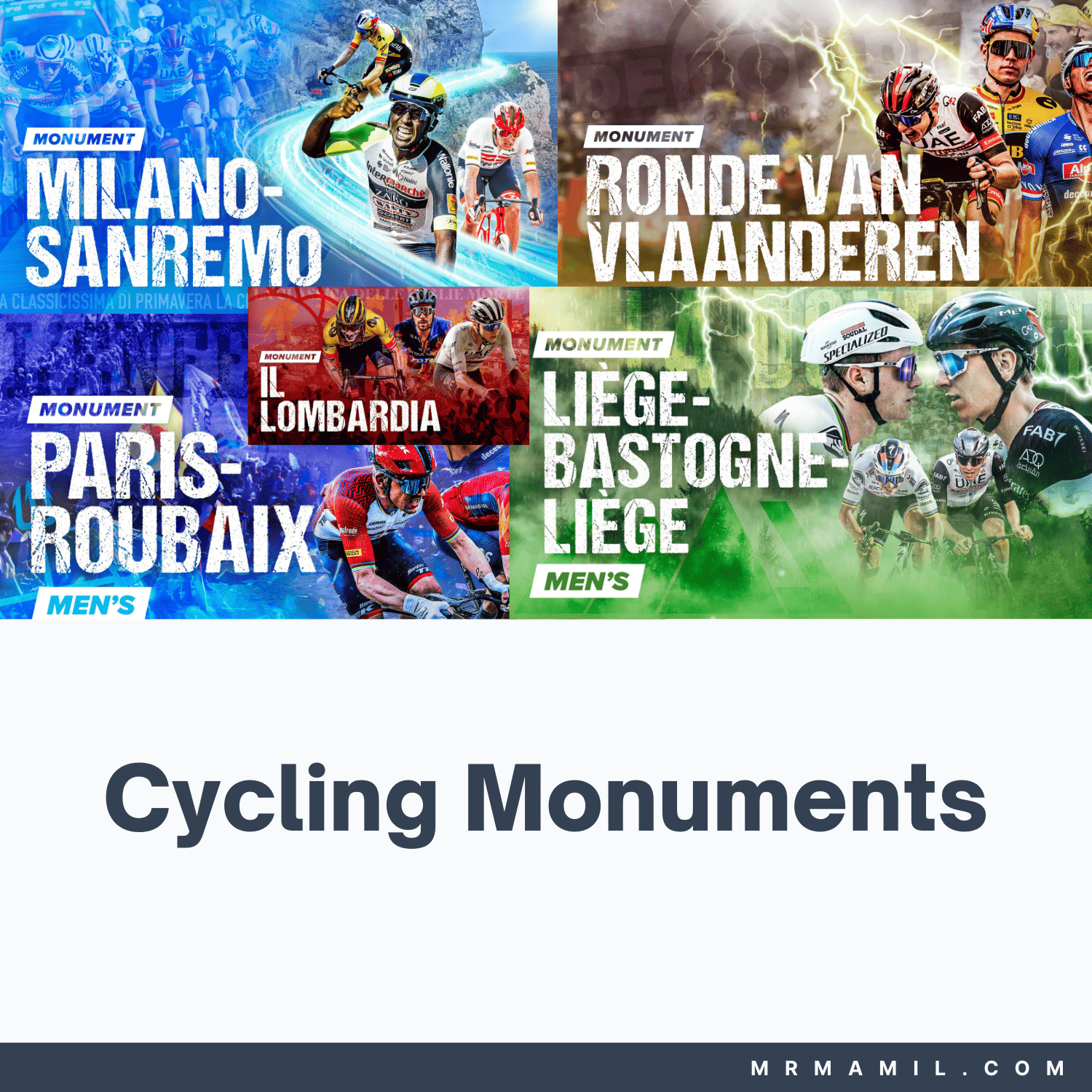 Cycling Monuments Banner