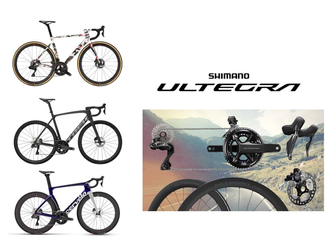Road Bikes with Shimano Ultegra Di2 Groupset