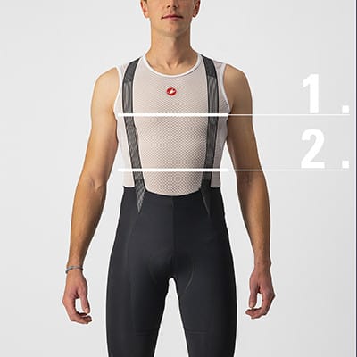 Castelli Sizing Men - Measuring Chest and Waist