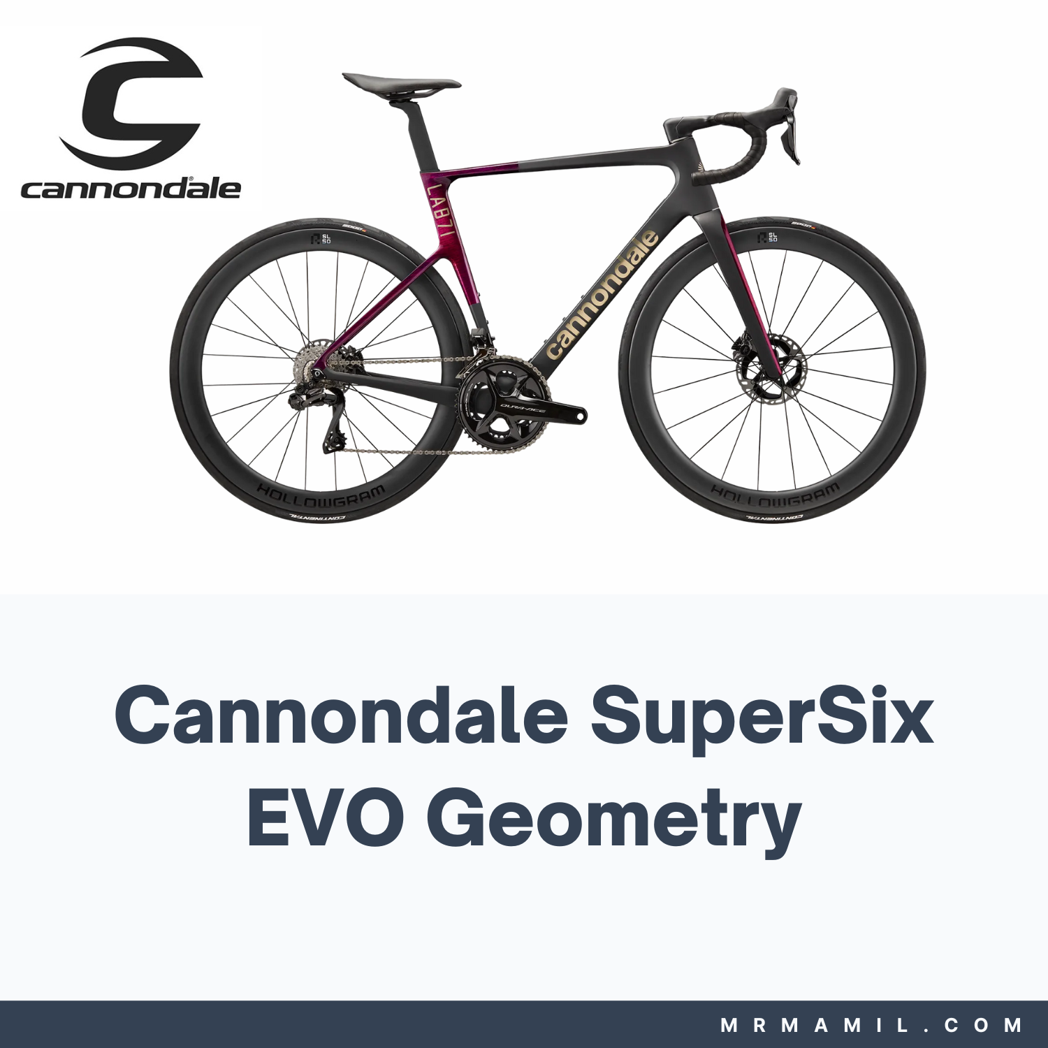 Cannondale SuperSix EVO Frame Geometry