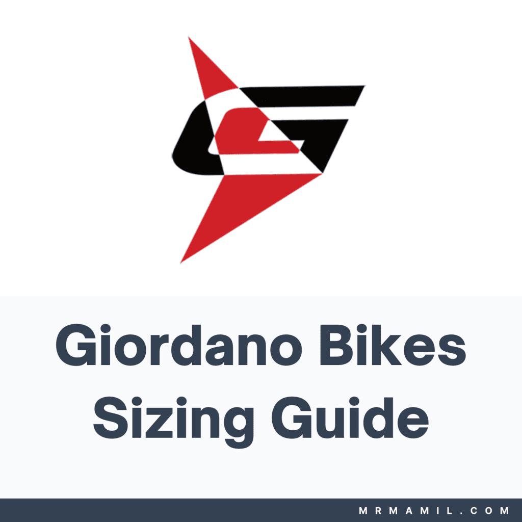 Giordano Bikes Sizing Guide