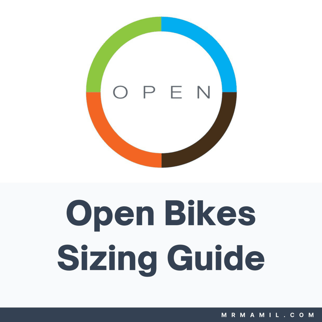 Open Cycles Bikes Sizing Guide