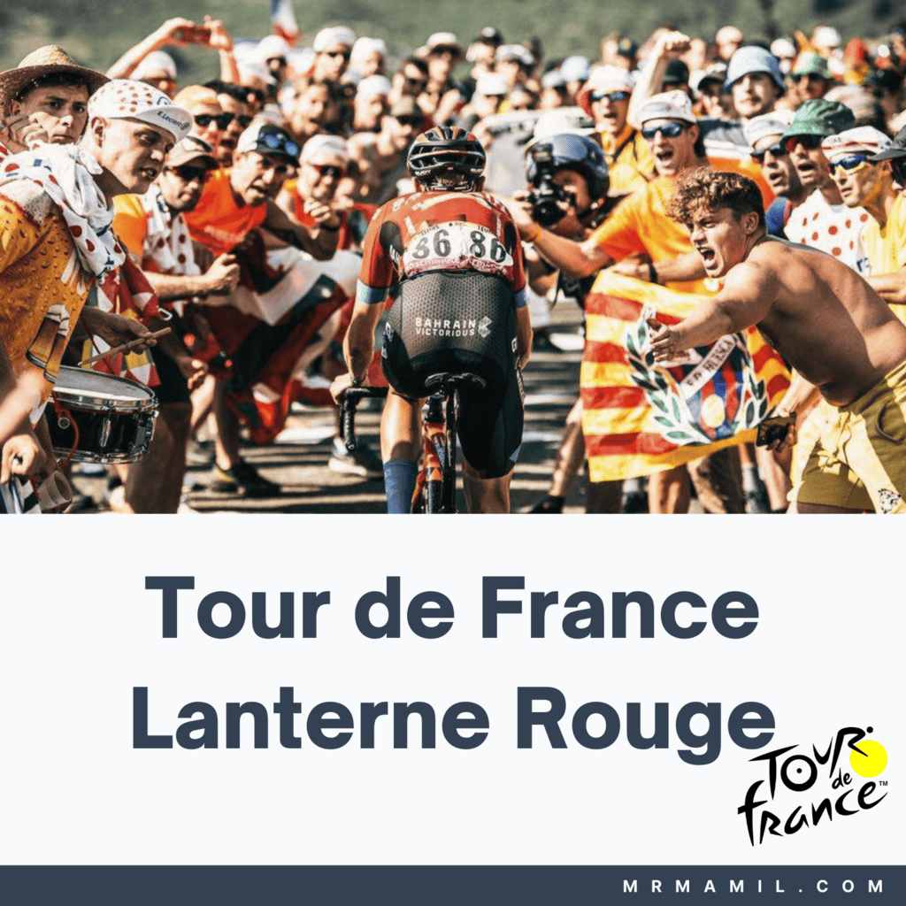 Tour de France Lanterns Route Last Placed Rider