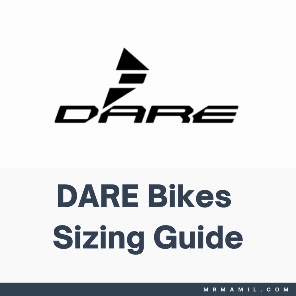 DARE Bikes Sizing Guide
