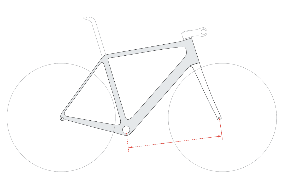 Bike Frame Geometry - Front Center