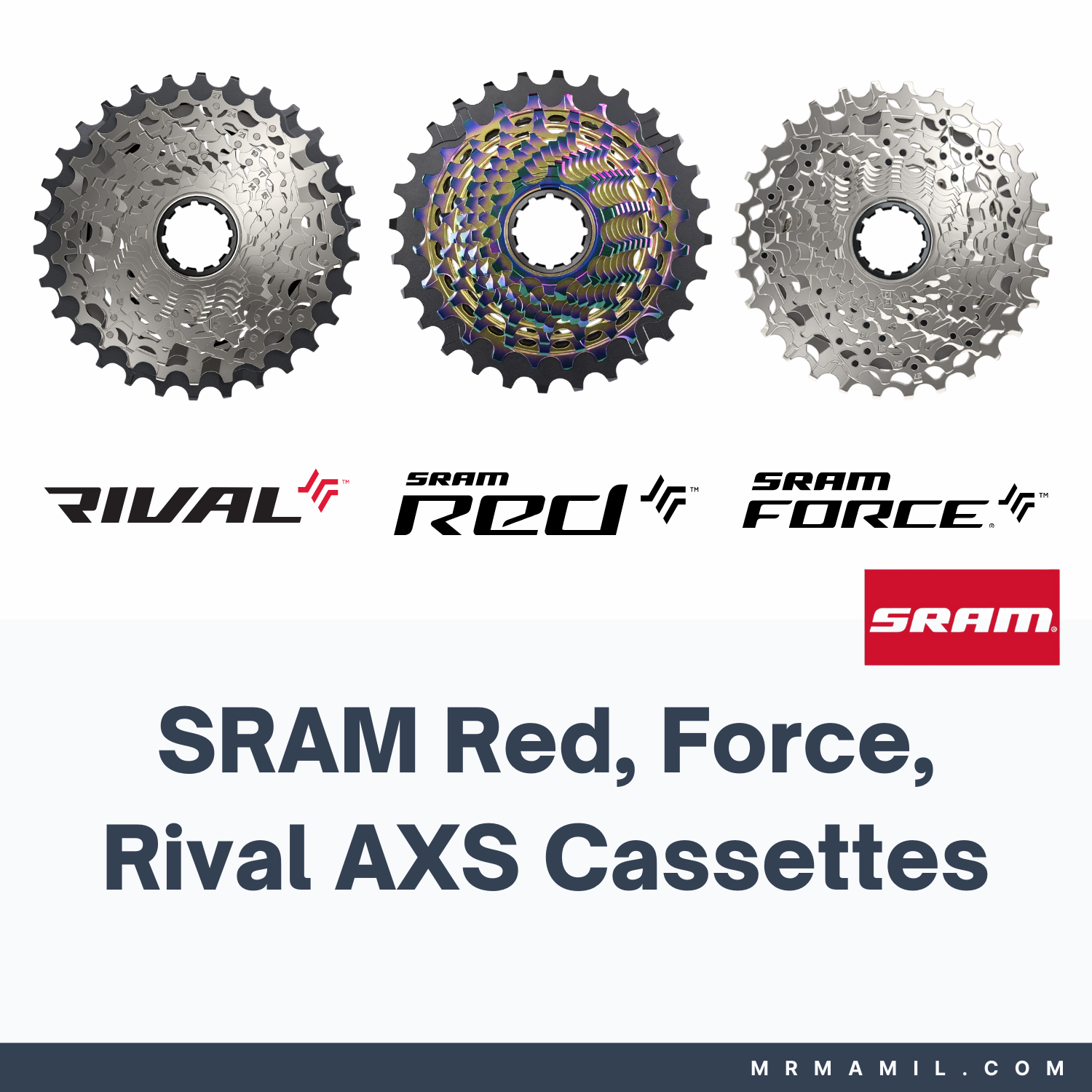 SRAM Red vs Force vs Rival Cassettes
