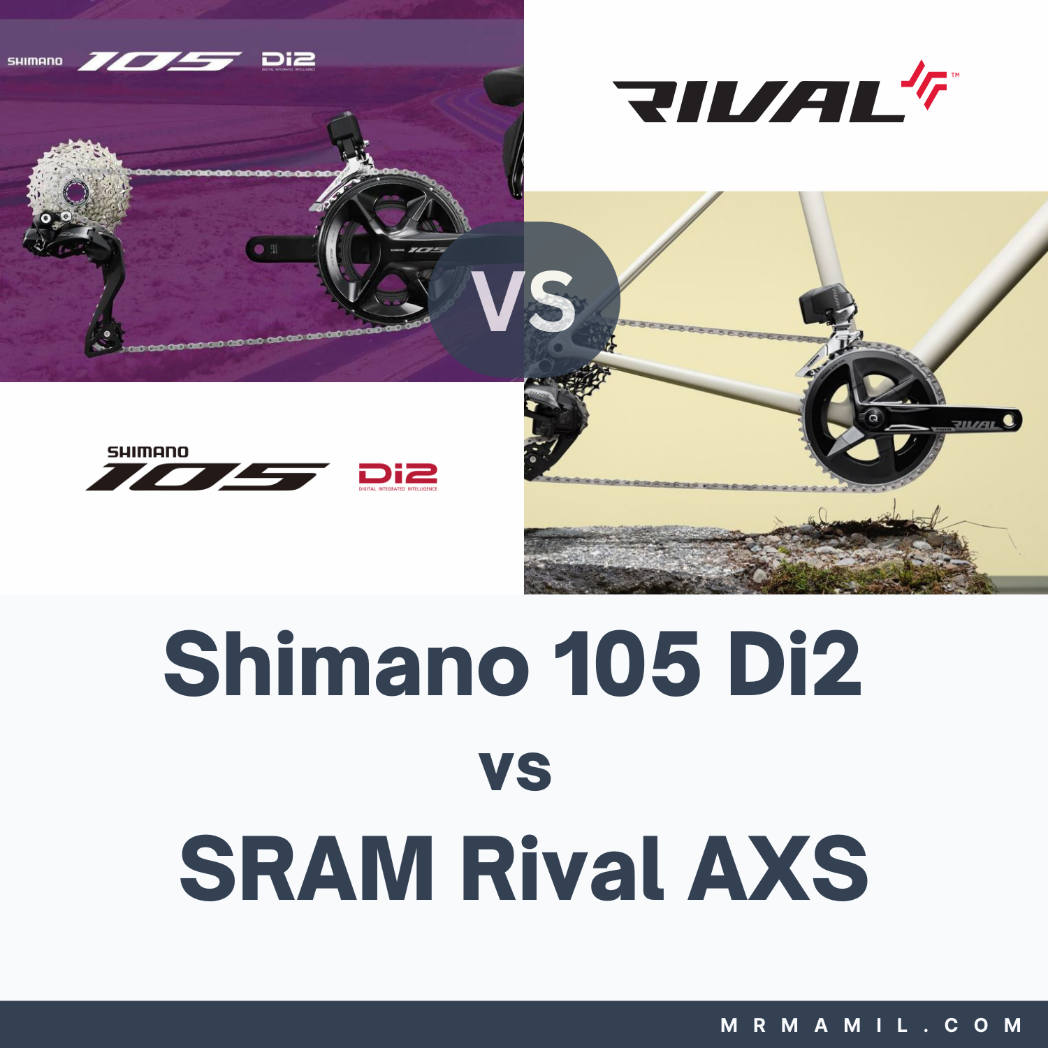 Shimano 105 Di2 vs SRAM Rival AXS Groupset