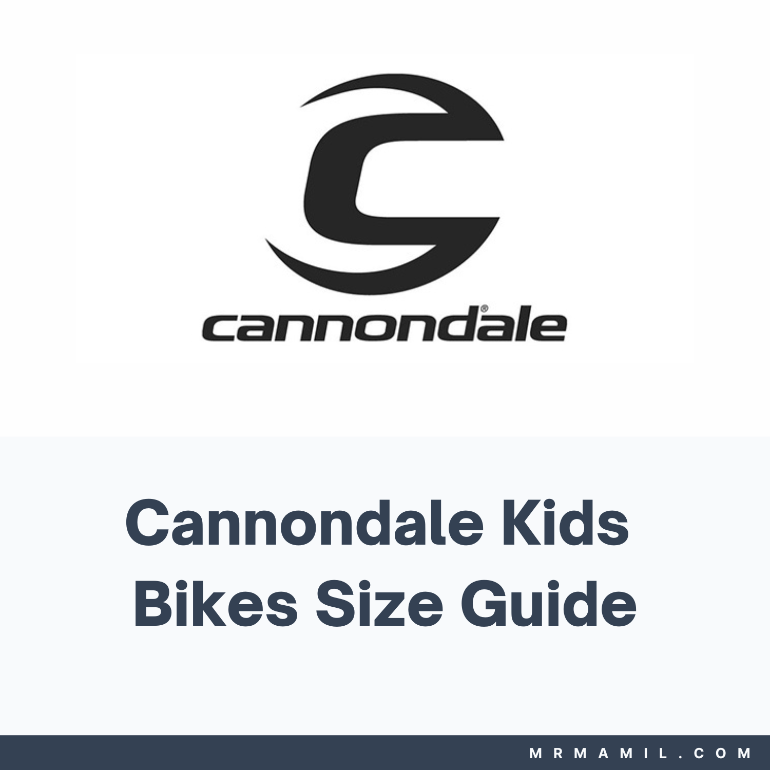 Cannondale Kids Bikes Size Guide