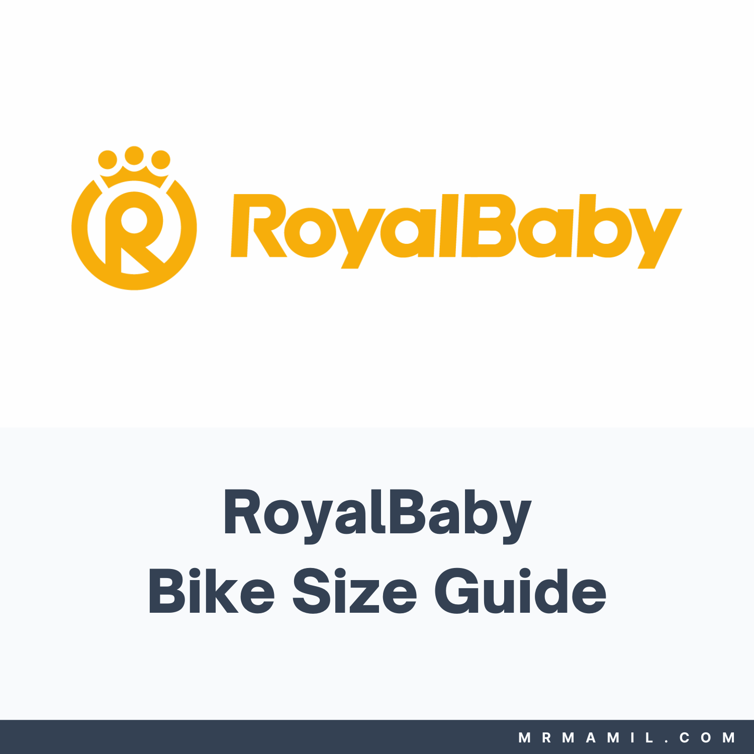 RoyalBaby Bikes Size Guide