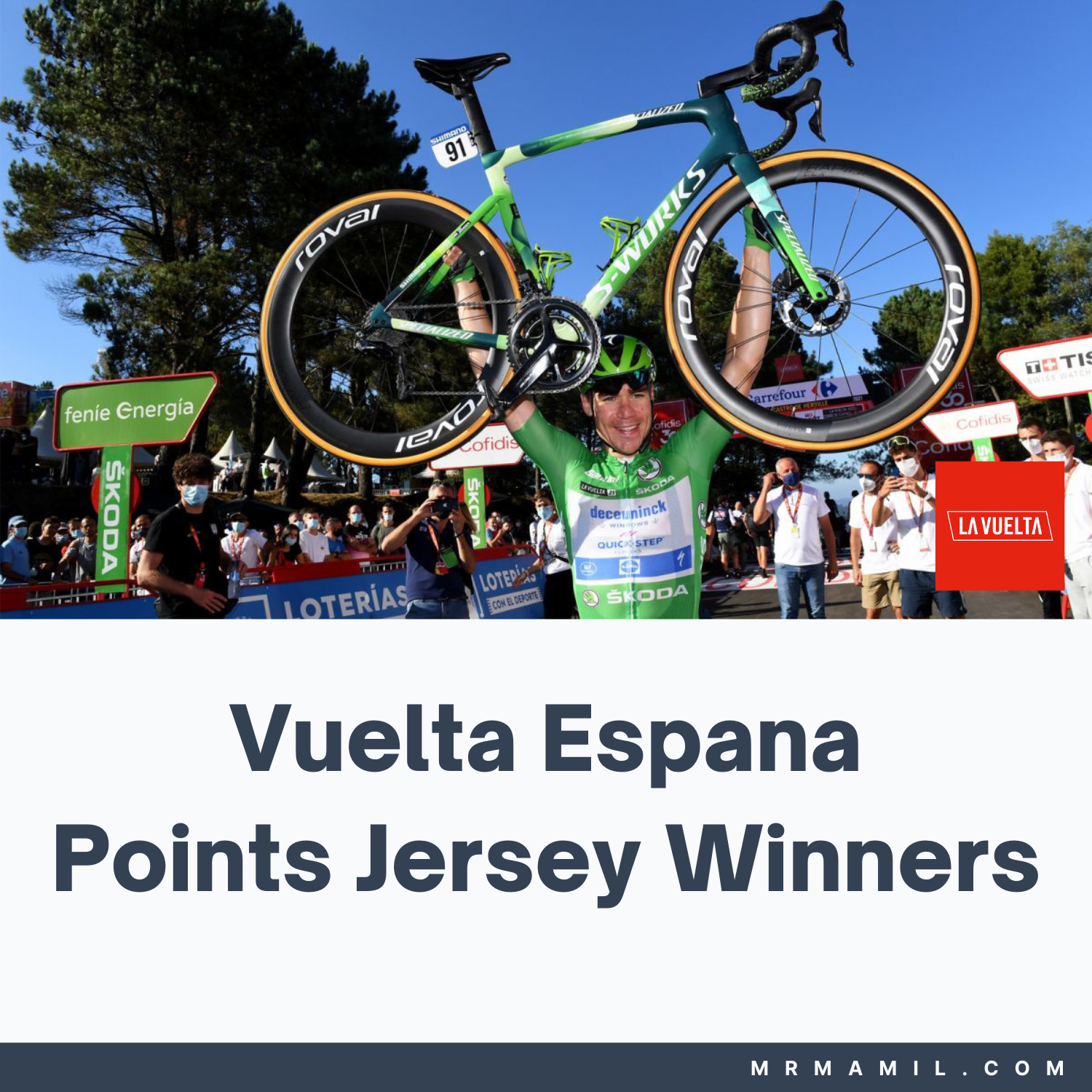 Vuelta Espana Points Jersey Winners