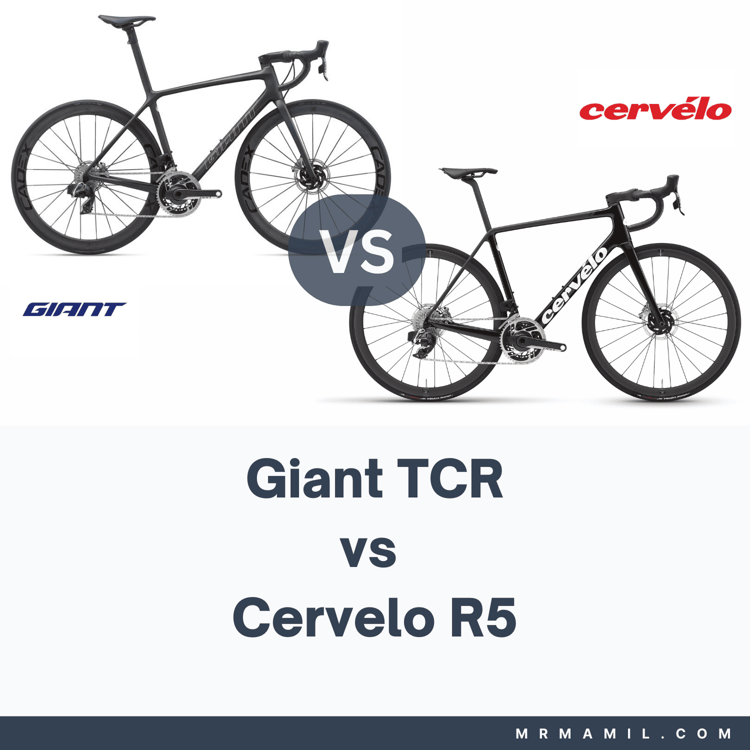 Giant TCR Advanced vs Cervelo R5
