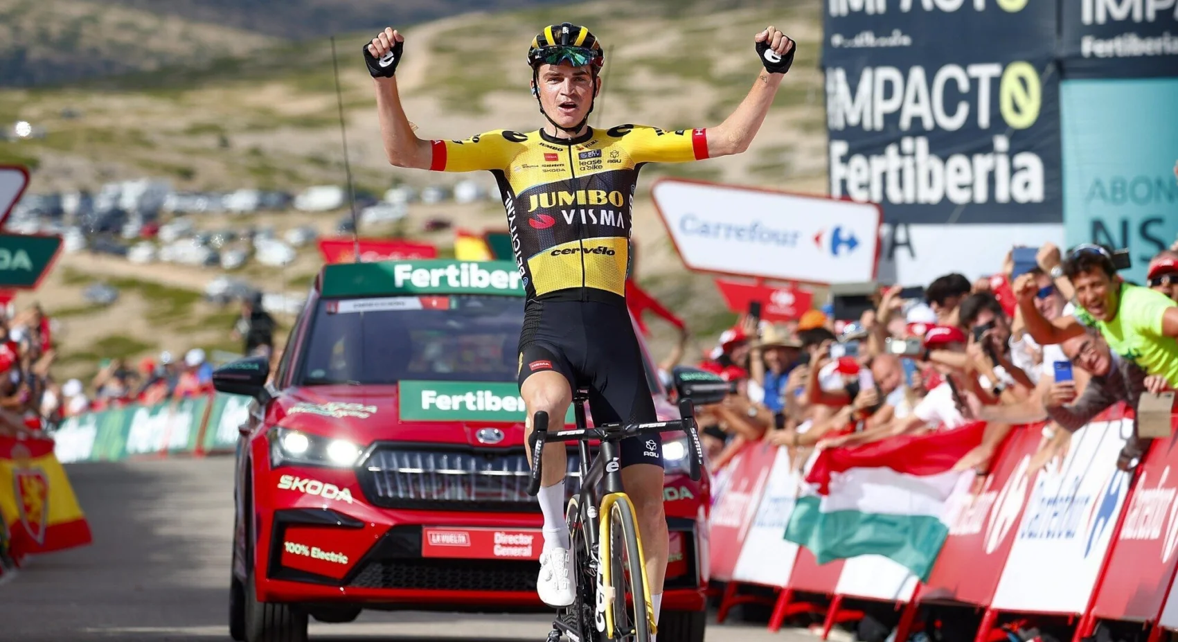 Sepp Kuss wins sixth stage 2023 Vuelta a España in style