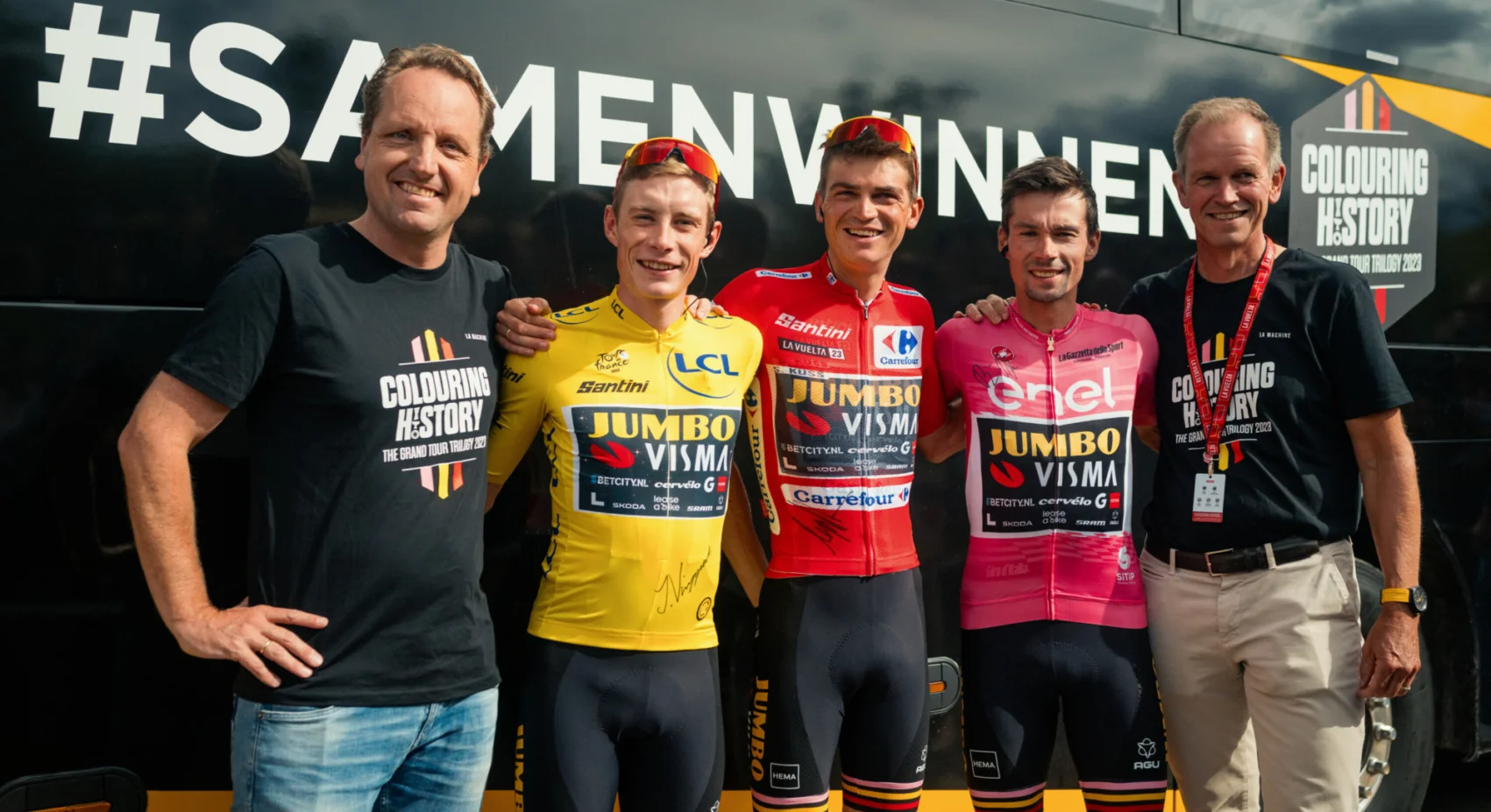 Team Jumbo-Visma, Tour de France, Giro'd Italia and Vuelta Espana Winners