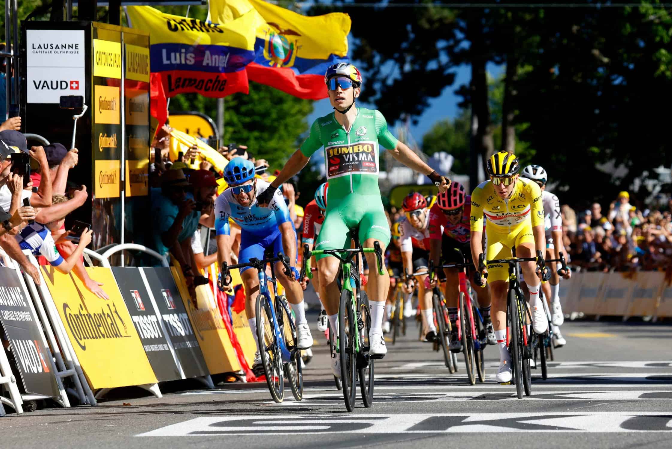 Wout van Aert wins Tour de France Stage